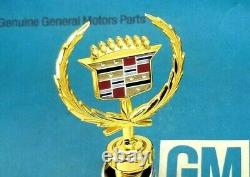 Nos 85 93 Cadillac 24k Gold Deville Fleetwood Hood Ornament Emblem Gm