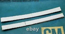 Nos 93 96 Cadillac Gold Fleetwood Door Emblem Set Oem Gm Brougham Vogue Trim