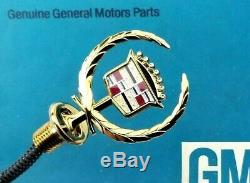 Nos 94 95 96 Cadillac Deville Honey Gold Hood Ornament Emblem New Oem Gm Trim