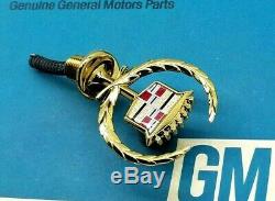 Nos 94 95 96 Cadillac Deville Honey Gold Hood Ornament Emblem New Oem Gm Trim