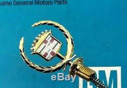 Nos 94 95 96 Cadillac Deville Honey Gold Hood Ornament Emblem New Oem Gm Trim