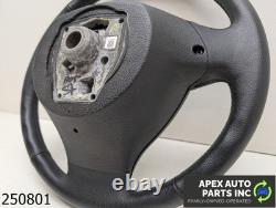 OEM 2011-2013 BMW 535i 3.0L BLACK LEATHER STEERING WHEEL