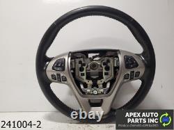 OEM 2013-2019 Ford Taurus 3.5L Steering Wheel W Controls Leather