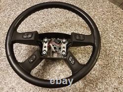 OEM Black Leather Steering Wheel silverado Chevy GMC