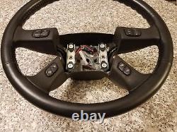 OEM Black Leather Steering Wheel silverado Chevy GMC