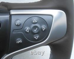 OEM Silverado Sierra 2500, 3500 Steering Wheel Cocoa Leather with Crash Alert