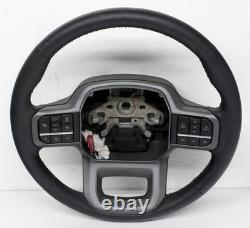 OEM Steering Wheel For Ford F150 Black Leather ML3B-3600-ME319W
