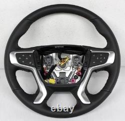 OEM Steering Wheel For GMC Acadia Black Leather 84994090