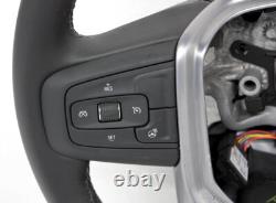OEM Steering Wheel For GMC Sierra Black Leather 84946331