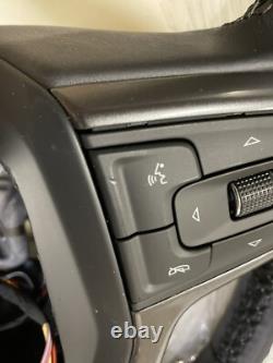 OEM factory original black gray heated leather steering wheel for some 19+ Chevy