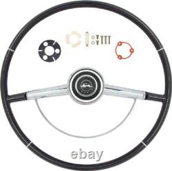 OER 16 Diameter Black Steering Wheel Kit 1964 Chevrolet Impala