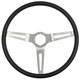 Oer 3952700 69-72 Gm Comfort Grip Steering Wheel, Black