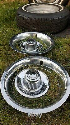 ORIGINAL GM 1968 Corvette AG 4 Complete Matching 15x7 Rally Wheels Kelsey Hayes