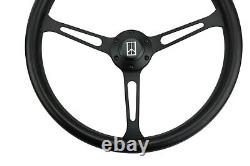 Oldsmobile Cutlass Black Spokes Grant style 3 spoke Steering Wheel 15