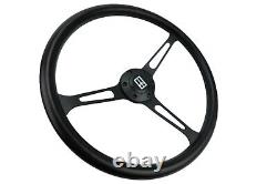 Oldsmobile Cutlass Black Spokes Grant style 3 spoke Steering Wheel 15