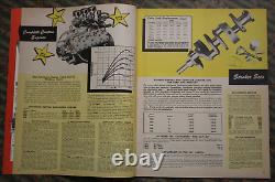 Original 1954 HOT ROD auto Catalog Ford Drag Racing scta Dirt Track Vintage car