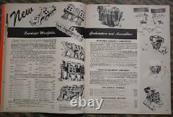 Original 1954 HOT ROD auto Catalog Ford Drag Racing scta Dirt Track Vintage car