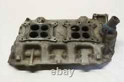 Original Dodge Plymouth Mopar Poly V8 Engine Dual Quad Aluminum Intake 1735919