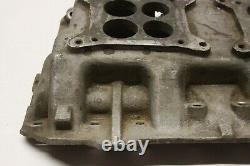 Original Dodge Plymouth Mopar Poly V8 Engine Dual Quad Aluminum Intake 1735919