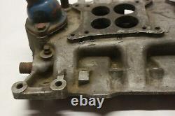 Original Dodge Plymouth Mopar Poly V8 Engine Dual Quad Aluminum Intake 1735919