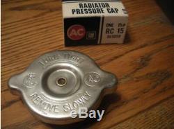 Original NOS BIG Ear RC15 Radiator Cap Shines AC Show Car Mint box