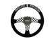 Prp Shrdyg259 X Shreddy Checkered Steering Wheel Flat