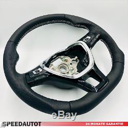 Part Exchange Tuning Flattened Leather Steering Wheel VW Golf 7 Multifunction