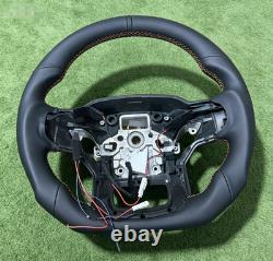 Perforated Leather Steering Wheel withBlack Stripe for 2023 ford raptor /Heated US