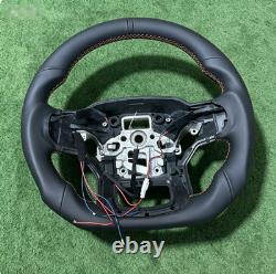 Perforated Leather Steering Wheel withBlack Stripe for 2023 ford raptor /Heated US