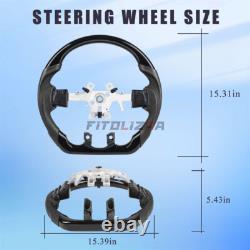 Piano Black Steering Wheel For Dodge RAM 1500 2013-2018 Perforated Leather Grips Piano Black Steering Wheel For Dodge RAM 1500 2013-2018 Perforated Leather Grips