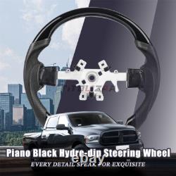 Piano Black Steering Wheel For Dodge RAM 1500 2013-2018 Perforated Leather Grips Piano Black Steering Wheel For Dodge RAM 1500 2013-2018 Perforated Leather Grips