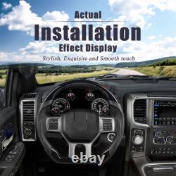 Piano Black Steering Wheel For Dodge RAM 1500 2013-2018 Perforated Leather Grips Piano Black Steering Wheel For Dodge RAM 1500 2013-2018 Perforated Leather Grips