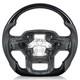 Piano Black Steering Wheel For Ford F150 Raptor 21-24 No Heated Leather Grips