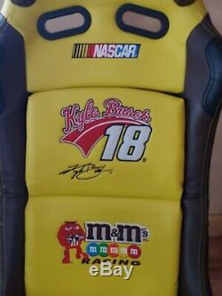 Playseat Kyle Busch Gaming Racing Seat #18 Yellow steering wheel Pedal Mounts