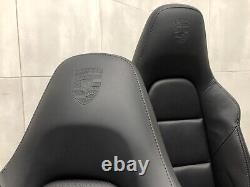 Porsche 911 991 Gts Gt3 4-way Sport Seats Black Set 981 718 Leather Targa 4s