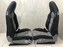 Porsche 911 991 Gts Gt3 Houndstooth 911r 18-way Sport Seats Black Leather Turbo