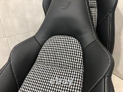 Porsche 911 991 Gts Gt3 Houndstooth 911r 18-way Sport Seats Black Leather Turbo