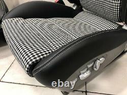 Porsche 911 991 Gts Gt3 Houndstooth 911r 18-way Sport Seats Black Leather Turbo