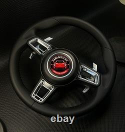 Porsche Black Leather Steering Wheel Upgrade For 997 991 981 987 Non Heat No MF