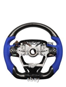 QS' REAL CARBON FIBER STEERING WHEEL FOR TOYOTA 21 Toyota-Camry SE YEARS W BLUE