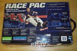 RADICA GAMESTER Race Pac Steering Wheel Pedals SEAT STAND PS2 Xbox BOXED PS3