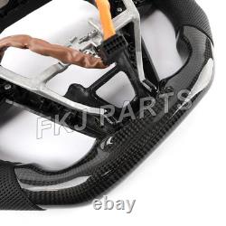 REAL CARBON FIBER STEERING WHEEL FOR 2023 TOYOTA CAMRY RAV4 COROLLA With BUTTON