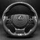 Real Carbon Fiber Steering Wheel For Lexus Isf Is200/250/300/350 Withcover 2014+
