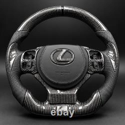 REAL CARBON FIBER STEERING WHEEL FOR LEXUS ISF IS200/250/300/350 WithCOVER 2014+