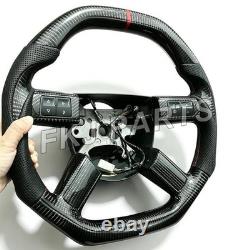 REAL CARBON FIBER Steering Wheel FOR 2010 Dodge Challenger SRT8 Chrysler