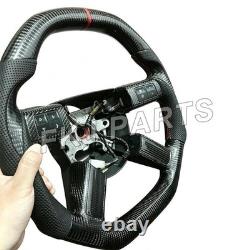 REAL CARBON FIBER Steering Wheel FOR 2010 Dodge Challenger SRT8 Chrysler