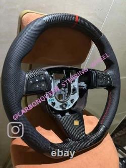 REAL CARBON FIBER Steering Wheel FOR Cadillac CTS-V WithRED+BUTTONS