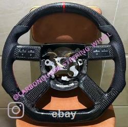 REAL CARBON FIBER Steering Wheel FOR Dodge Challenger SRT8 2005 /Chrysler