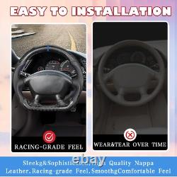 REAL CARBON FIBER Steering Wheel For Chevrolet Corvette C5 Z06 97-04 YEAR BLUE