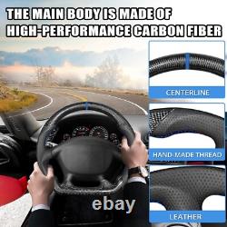 REAL CARBON FIBER Steering Wheel For Chevrolet Corvette C5 Z06 97-04 YEAR BLUE
